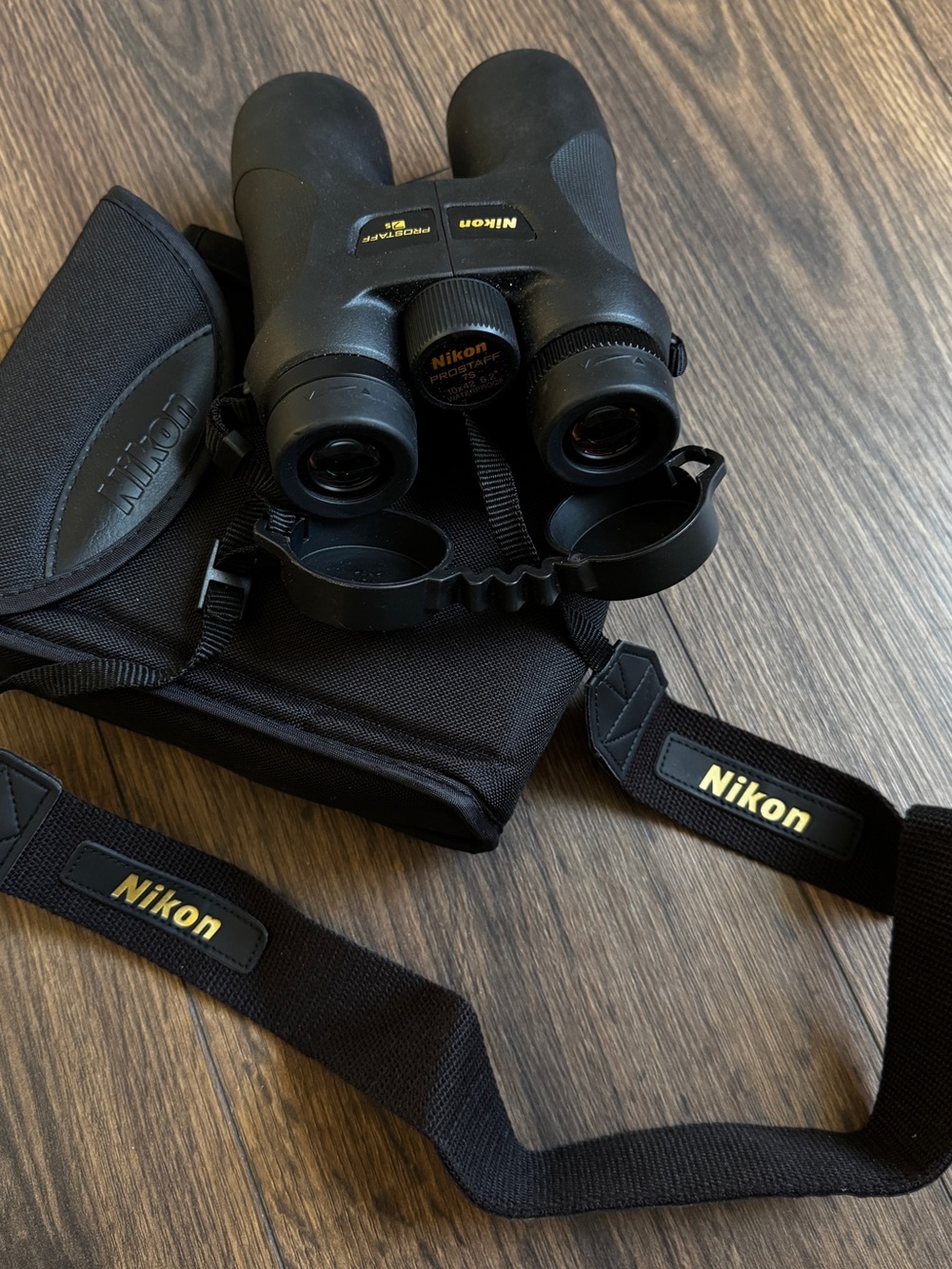 Nikon's black 10x42 ProStaff 7S Binoculars